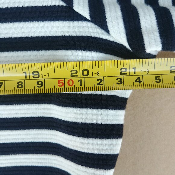 Old Navy Black and White Striped Long Sleeve Dress - Picture 11 of 13